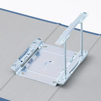 アスクル　パイプ式ファイル（両開き）　A4タテ　とじ厚100mm　ユーロスタイル　ブルー  オリジナル