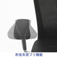 【車上渡し】Sidiz（シディズ）　T-50　エグゼクティブチェア　革張り　肘付　ブラック　RFC-T50EX　1脚　（直送品）