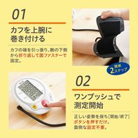 タニタ TANITA デジタル血圧計 上腕式 見やすい大画面 ホワイト BP-222