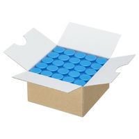 ケーエム化学　3101/丸底プラツボ（定量タイプ）　5ｍL　（アオ）未滅菌 　1箱（100個入）【軟膏容器】