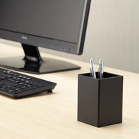 アスクルペンスタンド アクリル 黒  オリジナル