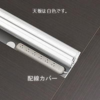 【組立設置込】サンテック クリエイティブワークテーブル 幅4200mm×奥行1330×高さ700mm ホワイト 1台（7梱包）