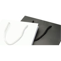 ササガワ 手提げ袋 マット黒 S22 50-6321 1セット(1枚×20)