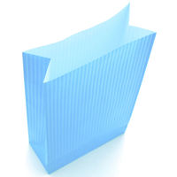 ササガワ 角底袋 クリスタルブルー 50-3411 1セット(1包(100枚)×2)