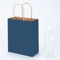 手提げ紙袋　丸紐　ベーシックカラー　青　SS　1セット（900枚）　スーパーバッグ  オリジナル