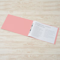 プラス フラットファイル A3ヨコ 樹脂製とじ具 ピンク 10冊 No.002N