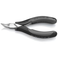 エスコ 115mm 精密用プライヤー(ESD/半丸/ベンド) EA537KS-4 1丁（直送品）