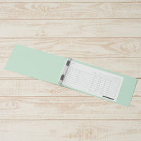 プラス　フラットファイル（統一伝票用）樹脂製とじ具　背幅18mm　ブルー　NO.062N　76025　1袋（10冊入）