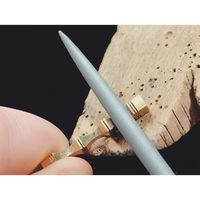 エスコ 160mm 精密やすり(丸・3本組/荒・中・極油目) EA521VL-3 1組（直送品）