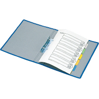 キングファイル　スーパードッチ　A4タテ　とじ厚30mm　10冊　青　キングジム　両開きパイプファイル　1473アオ