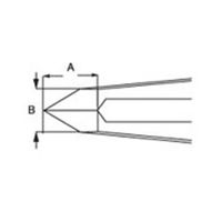 エスコ 10.0x115mm カッティングピンセット(カーボンスチール製) EA595AL-27 1本（直送品）