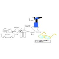 エスコ リベッター(エアー式/真空保持) EA166AH 1個（直送品）