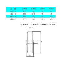エスコ 200mm キャスター(自在金具・後輪ブレーキ付) EA986HB-5 1個（直送品）