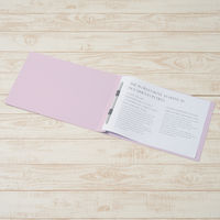 プラス　フラットファイル樹脂製とじ具　B4ヨコ　バイオレット　No.012N　10冊