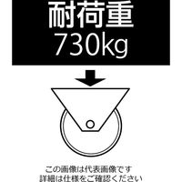 エスコ 82x100mm ローラー(パレットトラック用・ベアリング付) EA986RP-82 1個（直送品）