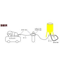 エスコ サンドブラスター EA127BK 1個（直送品）