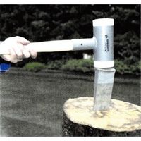 エスコ 7kg/100mm 無反動大ハンマー EA575HK-2 1本（直送品）