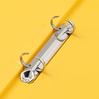 リヒトラブ　リングファイル　A4タテ　背幅27mm　黄　F867U　1箱（10冊入）