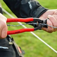 エスコ 200mm 強力型ミニクリッパー(ストレート) EA545KR-1 1丁（直送品）