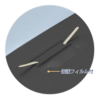 プラス　P.P.レポートファイル　A4　ダークグレー　FL-101RT　82001　1箱（100冊：10冊入×10袋）