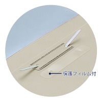 プラス　P.P.レポートファイル　A4　ライトグレー　FL-101RT　82002　1箱（100冊：10冊入×10袋）