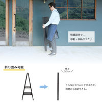 アスカ　転倒防止ブラックボード　両面タイプ　Ｌサイズ　１台