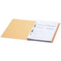 アスクル フラットファイルベーシック A4タテ 黄 30冊  オリジナル
