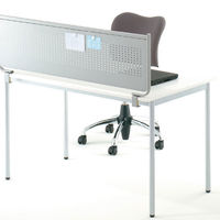 林製作所 デスクトップパネル（スチールタイプ） 幅1600mm用 シルバー 1枚