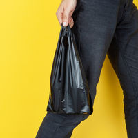 透けないカラーレジ袋　ブラック　8号　0.02mm厚　1セット（1000枚：100枚入×10袋）　伊藤忠リーテイルリンク