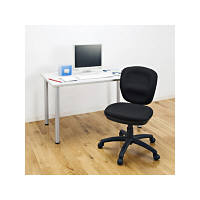 サンワサプライ　ミドルバックOAチェア　オフィスチェア　肘無し　ブラック　SNC-T146BK　1脚　（直送品）