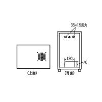 サンワサプライ　NAS、HDD、ネットワーク機器収納ボックス　CP-KBOX1　（直送品）