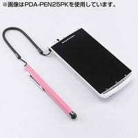 サンワサプライ スマートフォン＆タブレット用タッチペン ブラック PDA-PEN25BK（直送品）