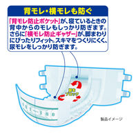 アテント 大人用おむつ 背モレ・横モレを防ぐテープ式 大容量 4回 Sサイズ 68枚:（2パック×34枚入）エリエール 大王製紙