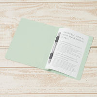 プラス　フラットファイル樹脂製とじ具　B6タテ　ブルー　No.051N　10冊