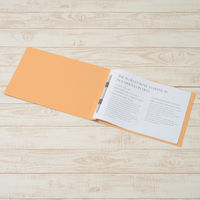 プラス　フラットファイル樹脂製とじ具　B4ヨコ　イエロー　No.012N　10冊