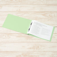 プラス　フラットファイル樹脂製とじ具　B5ヨコ　グリーン　No.032N　10冊