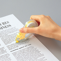 プラス　修正テープ　ホワイパーエコ　詰め替えテープ　幅4mm×7m　イエロー　黄色　20個　WH-304TR　42284