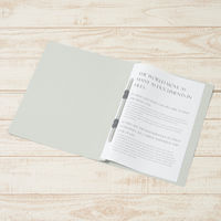 プラス　フラットファイル厚とじ　A4タテ　10冊　グレー　No.021NW　樹脂製とじ具