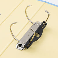 リヒトラブ リクエスト D型リングファイル（くるみ貼り） A4タテ 背幅69mm 水 G2250-14