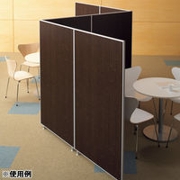 トーカイスクリーン E-PLACEパネル ダーク木目調 幅1200mm 高さ1105mm用 1枚（取寄品）