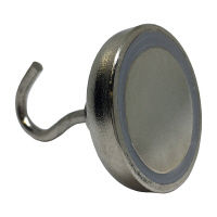 サンケーキコム 超強力マグネットフック Ф36mm（垂直耐荷重約6kg） 銀 HM-36A 1セット（10個：1個×10）