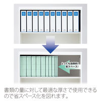 プラス　背幅伸縮フラット　セノバスエコノミー　A5ヨコ　ブルー　88325