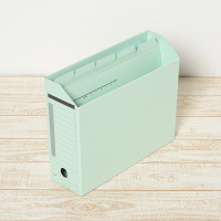 プラス　カットフォルダー　マチなし　5山　ブルー　FL-065IF　87385　1セット（50枚：5枚入×10袋）