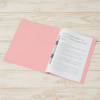 プラス　フラットファイル厚とじ　A4タテ　100冊　ピンク　No.021NW　樹脂製とじ具