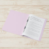 プラス　フラットファイル樹脂製とじ具　B5タテ　バイオレット　No.031N　100冊