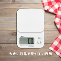 エー・アンド・デイ ホームスケール/キッチンスケール UH3305-WRG＜ひょう量:2000g 最小表示:0.1g/1g＞1台