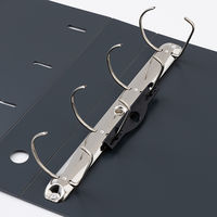 リヒトラブ リクエスト D型リングファイル 4穴 A4タテ 背幅64mm 黒 G1280-24 1箱(10冊入)