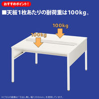 イトーキ サリダLFデスク フリーアドレスデスク 引出し付き ナチュラル 幅3600×奥行1400×高さ720mm 1台（15梱包）
