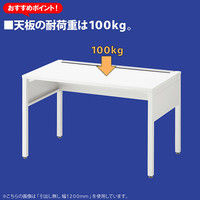 サリダＬＦデスク　平机　引出なし　ナチュラル　幅１２００Ｘ奥行７００Ｘ高さ７２０ｍｍ　１台（２梱包）