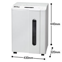 A4クロスカットシュレッダー　(34.1L/最大細断枚数25枚)　MSR-25CM　明光商会 MSシュレッダー